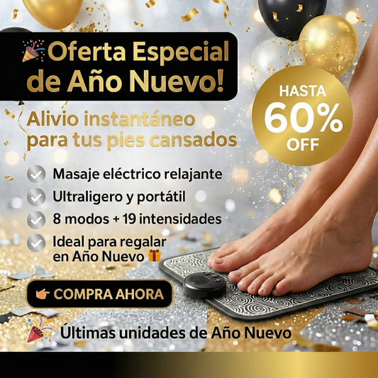 Oferta de Año Nuevo Masajeador de Pies RelaxPro – El dispositivo que transforma cualquier día agotador en puro bienestar